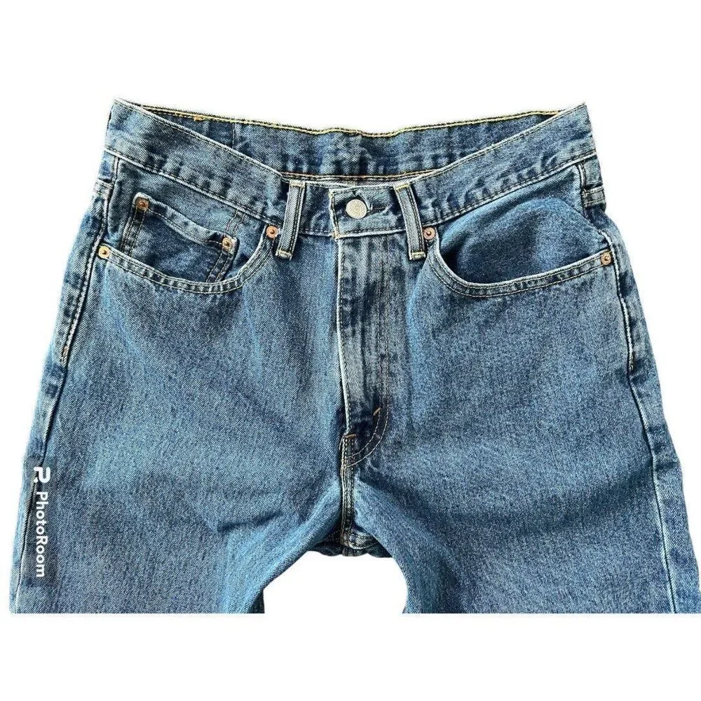 Levis 550 Relaxed Straight Leg Medium Wash Zipper Fly 32x34